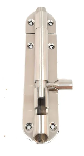 Miniatura 4 de S siskcon Perno de barril de acero inoxidable de 0.394 in de superficie sólida para defender el pestillo de seguridad deslizante 1 pulgada = 0.984