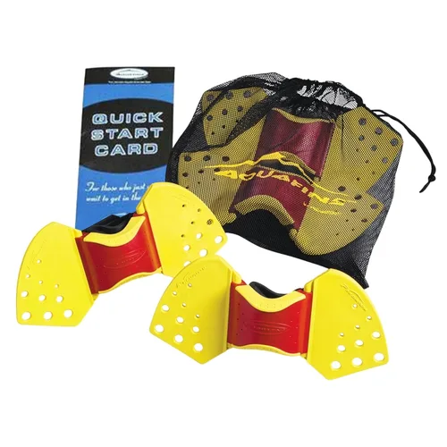 Kit de Ejercicio Acuático THERABAND Aquafins para Entrenamiento de Resistencia en Agua para Parte Superior/Inferior del Cuerpo, Terapia Física en