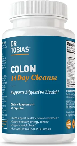 Miniatura 2 de Dr. Tobias Colon 14 Day Cleanse & Colon Everyday Health Fruit Punch - Limpiador de colon a corto plazo y bebida diaria de fibra de psyllium