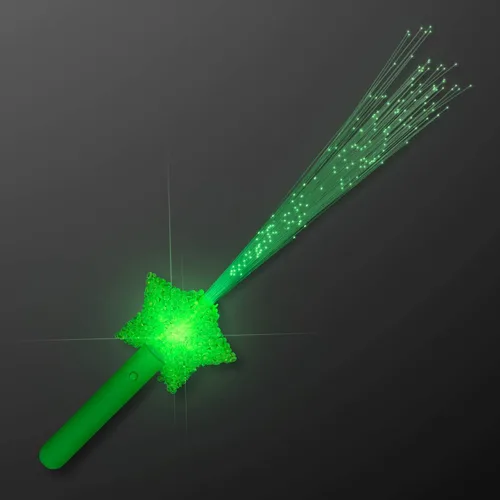 Miniatura 3 de Juego de 4 varitas iluminadas de fibra óptica de estrella surtidas