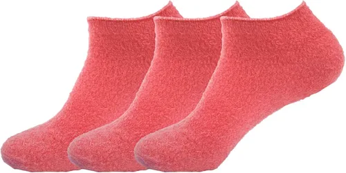 Miniatura 11 de BambooMN Calcetines de spa de nailon mullidos con infusión de aloe para mujer, talla 4-8, aguamarina, 3 pares