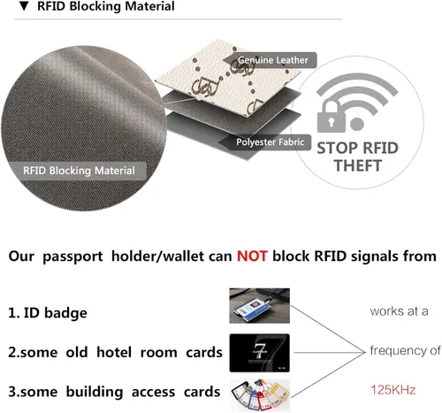 Miniatura 7 de BOSTANTEN - Carteras de cuero para mujer, bloqueo de identificación por radio frecuencia (RFID), cierre de cremallera alrededor, tarjetero, cartera