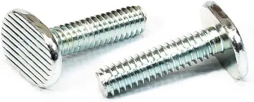 Miniatura 2 de POWERTEC Paquete de 20 pernos de riel en T de 1/4"-20 para pista en T, pernos de ranura en T de 1 pulgada de largo para pista en T universal