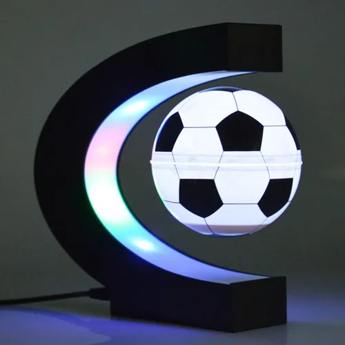 Miniatura 6 de Base suspendida en forma de C, bola de fútbol flotante magnética magnética, fútbol flotante de levitación de fútbol con base en forma de C