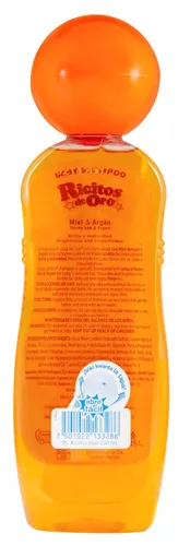 Miniatura 4 de Ricitos de Oro Shampoo de Miel para bebé, Producto sin parabenos para la delicada piel del bebé, 250 ml cada una, 3 Botellas.