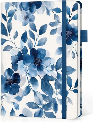 Miniatura 15 de Taja Cuaderno rayado para mujeres y hombres, diario de cuero de tapa dura para escribir, cuaderno de rayas universitarias A5 para trabajo y toma