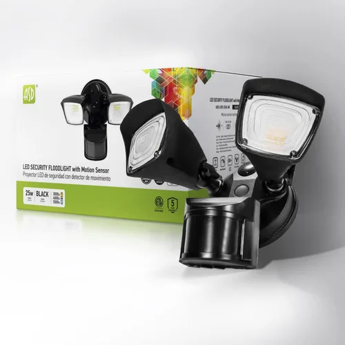 Miniatura 13 de ASD Luz LED de seguridad para exteriores de 25 W, 2500 lm, luz de inundación con sensor de movimiento, 3000 K/4000 K/5000 K, IP65 impermeable