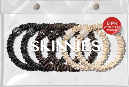 Miniatura 24 de SUNDAYSILKS™ - Lujosos coleteros de seda de morera para mujeres y niñas Coleteros antideslizantes y sedosos para el cabello natural, rizado, fino