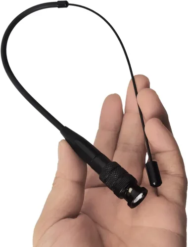Miniatura 6 de HYS Antena telescópica de doble banda/varilla suave VHF/UHF BNC (8 pulgadas) - (14 pulgadas) 2M/70CM Antena para Vertex HR146, HX300, HX320, HX400