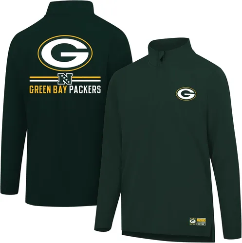 Miniatura 86 de Ultra Game Men's NFL Official Super Soft Quarter Zip Long Sleeve T-Shirt