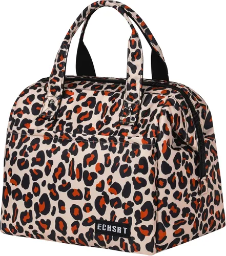 Miniatura 9 de ECHSRT Lonchera grande aislada para mujeres y hombres, a prueba de fugas, para el trabajo, viajes, adultos, lonchera térmica para oficina, 10 L, Gris