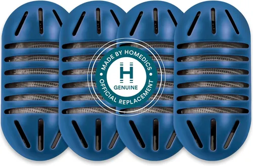 HoMedics Cartucho de desmineralización para humidificadores ultrasónicos, paquete de 4 filtros de humidificador, filtra depósitos minerales y