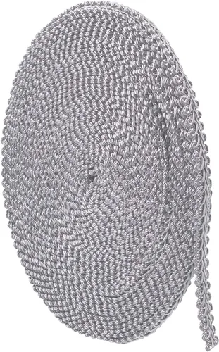 Miniatura 7 de PH PandaHall - Pasamanería de poliéster dorado de 15 yardas con trenzado de gimp para costura, manualidades, disfraces, tapicería, cortinas y fundas