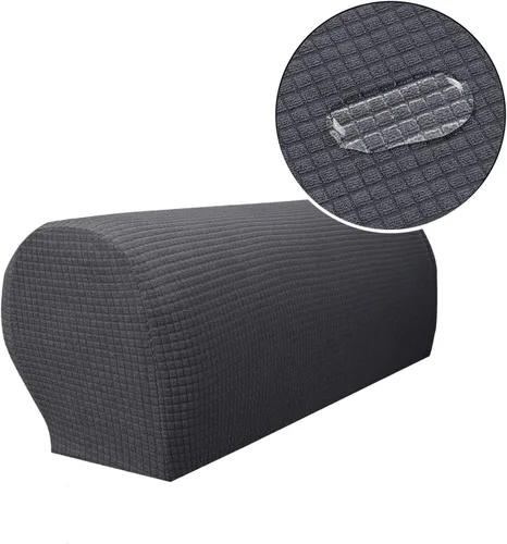 Miniatura 8 de Fundas repelentes al agua para reposabrazos de sofá, tela elástica de elastano, antideslizante, protector de muebles, fundas para sillón reclinable