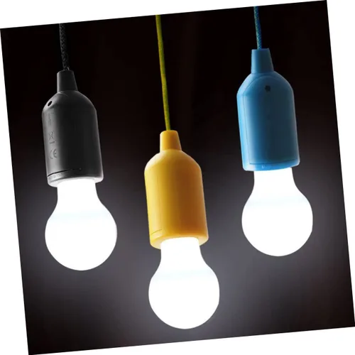 Miniatura 2 de VANZACK 4 unids bombillas LED tira cable luz LED tira de luz colgante bombilla LED tira de alambre cordón bombilla negro LED colgante luces