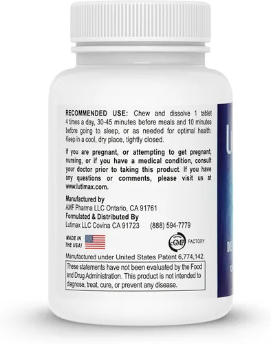 Miniatura 3 de Luti max Complejo de luteolina con rutina, suplementos cerebrales de apoyo inmunológico, bioflavonoides con vitamina C, D y E para problemas