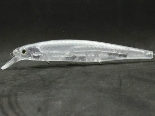 Miniatura 45 de 10 Señuelo en Blanco sin Pintar Minnow Crankbait de Agua Superior sin Labios Jerkbait Señuelos de Pesca UPM760P10