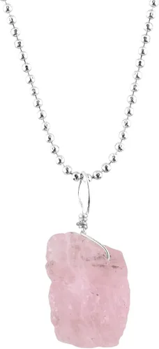 Miniatura 17 de Collar con colgante de gemas naturales, piedras en bruto, chapado en plata, cristales sanadores de chakras, hecho a mano, boda, cumpleaños