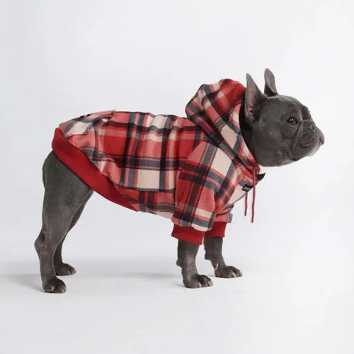 Miniatura 75 de Spark Paws Sudadera con capucha para perro, suéter de primera calidad para perros pequeños, medianos y grandes Trajes cálidos para bulldogs