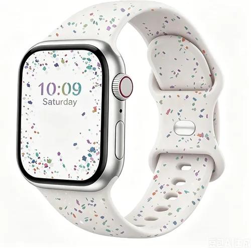 Miniatura 35 de Correas deportivas compatibles con Apple Watch de 38mm 40mm 41mm 42mm 44mm 45mm 46mm 49mm, p/mujer y hombre, correa de silicona para iWatch Series