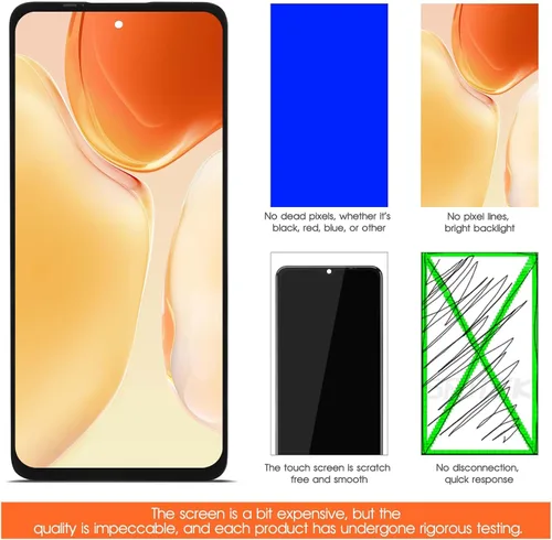 Miniatura 6 de AGCUT Para Moto One 5G Ace Pantalla Reemplazo para Pantalla Moto One 5G Ace Pantalla LCD XT2113-2 XT2113-1 Pantalla LCD Digitalizador Asamblea
