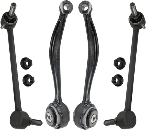 Miniatura 185 de Detroit Axle - Brazos de control superiores traseros para Chrysler 300 Dodge Challenger Charger Magnum, reemplazo del conjunto de brazos de control