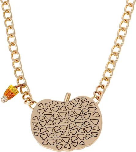 Miniatura 2 de Betsey Johnson Collar con colgante corto de calabaza, Vidrio Plástico Metal no precioso Cristal Plástico, No es una piedra preciosa