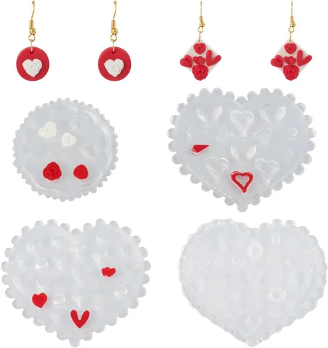 Miniatura 10 de Craftdady Molde de silicona con gemas de cabujón de 10 cavidades, molde de fundición de resina ovalada para resina epoxi UV, bricolaje
