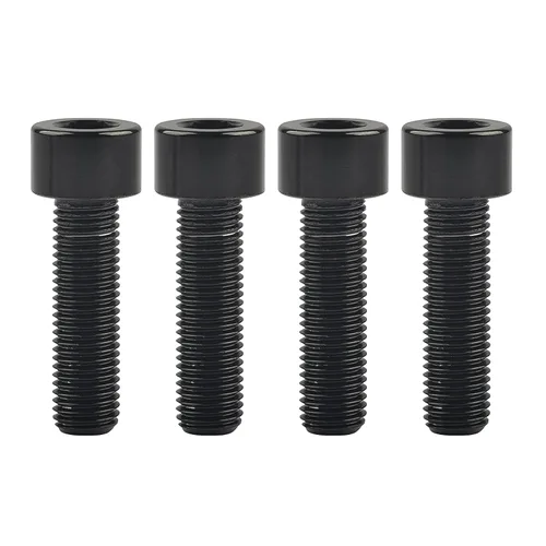 Miniatura 30 de Tornillos Allen de cabeza hueca de titanio M10 20 25 30 35 40 45 50 55 2.362 in Tornillos paquete de 4 (M10 x 0.787 in, paso 0.049 in, negro)