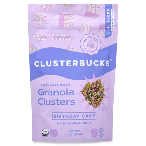 Miniatura 20 de Clusterbucks Superfood Clusters – Granola sin cereales, apta para dieta keto con trigo sarraceno germinado cultivado de forma regenerativa – Snack