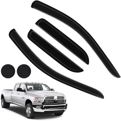 Miniatura 29 de Protectores de lluvia para Mazda 3 Hatchback 2010-2013, deflectores de ventana lateral con cinta adhesiva para Mazda 3 Hatchback, viseras de ventana