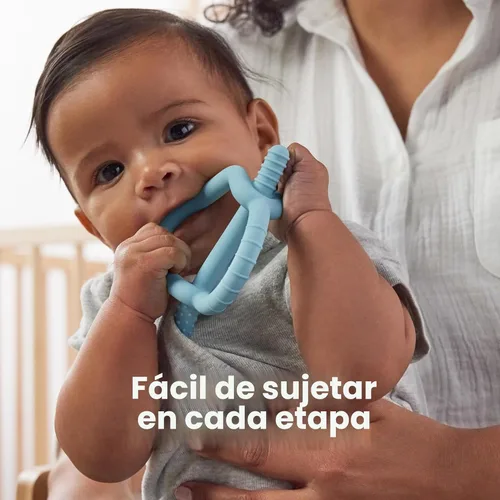 Miniatura 5 de Frida Baby Get-A-Grip BabyTeether para aliviar la dentición Juguetes de dentición de silicona 100% de grado alimenticio para bebés de 0 a 6, 12