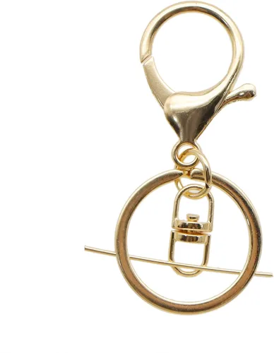 Miniatura 3 de 10 piezas de cierres giratorios de langosta con cadena de extensión, llavero de gancho para llavero para hacer joyas, encontrar llaveros