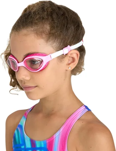 Miniatura 5 de ARENA Unisex Kids Junior Air Mirror Swim Goggles for Swimming Ages 6 to 12 Air Seals Anti-Fog Coated Lens Adjustable Strap Plata/azul marino/agua