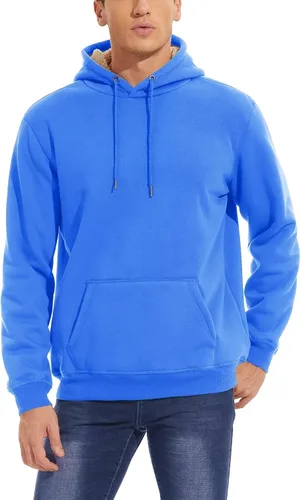 Miniatura 2 de MAGCOMSEN Sudadera con capucha de forro polar Sherpa para hombre