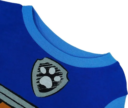 Miniatura 4 de Paw Patrol Chase and Marshall - Conjunto de pijama de manga larga para niños pequeños, 4 piezas