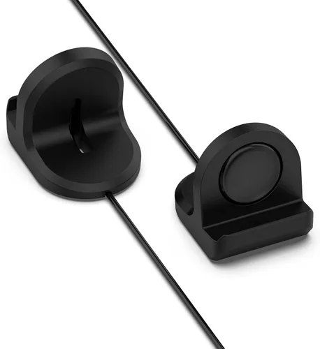 Miniatura 6 de Soporte de carga USB negro compatible con Google Pixel Watch, base de estación de carga con cable USB de 3.3 pies, accesorio de repuesto para Google