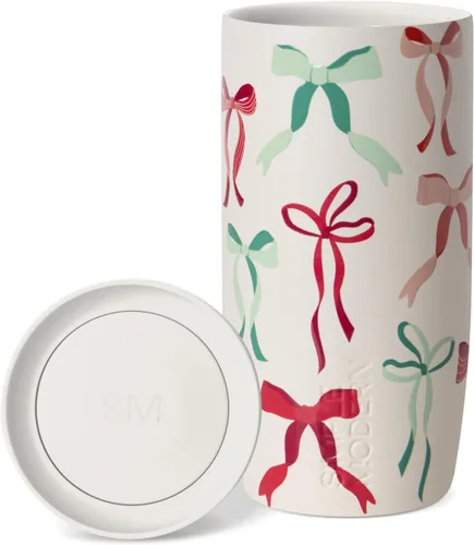 Miniatura 30 de Simple Modern Trek - Vaso de Navidad de 40 onzas con asa y tapa con pajilla, taza de viaje aislada de acero inoxidable apta para portavasos, regalos