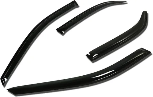 Miniatura 22 de Auto Dynasty 4 protectores de lluvia con cinta adhesiva para ventana compatibles con Honda Civic 1996-2000 de 4 puertas, protectores de lluvia
