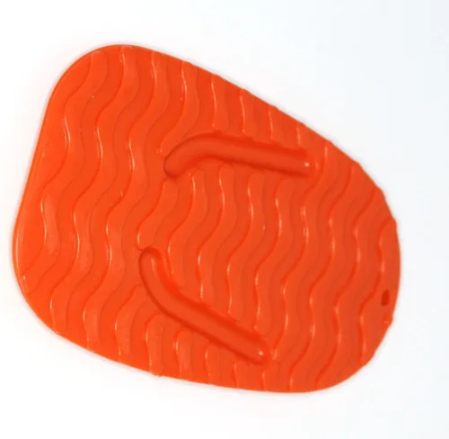 Miniatura 3 de Placa de soporte para motocicleta, color rosa naranja y negro, base de soporte para motocicleta, moto, motocross, perfecta para estacionar