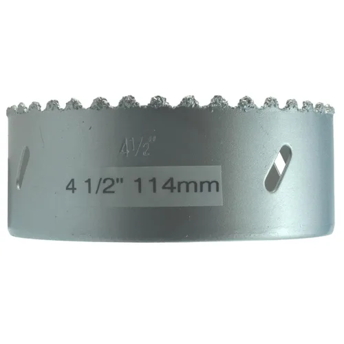 Miniatura 9 de Sierra de agujero HSS con mandril piloto de 2 piezas de alta velocidad para perforar madera y acero, broca de 1/4" de diámetro y eje, broca piloto