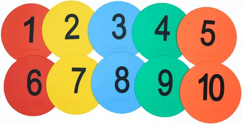 Miniatura 2 de Marcadores de punto de cono plano antideslizantes de 6 pulgadas para entrenamiento de agilidad de velocidad deportiva