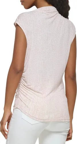 Miniatura 3 de Calvin Klein Women's Angle Hem Printed Sleeveless Matte Jersey Blouse