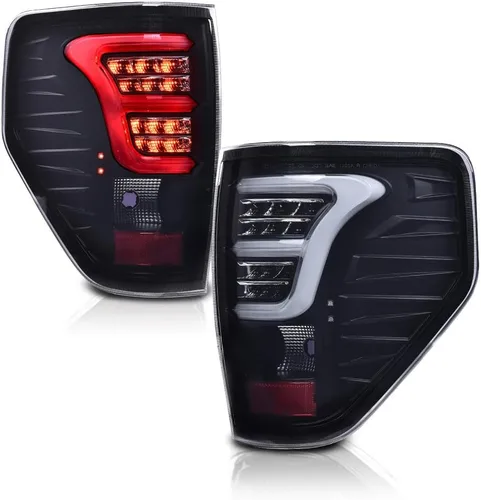 Miniatura 12 de PIT66 Conjunto de luz trasera de halogéno compatible con Ford F150 SSV 2016 2017/ F150 2015-2017 Lariat, XL, XLT FL3Z13405A-PFM, FO2800239