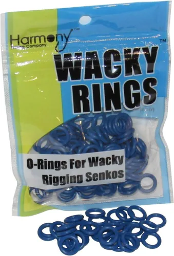 Miniatura 14 de (100pk) – O-Rings for Wacky Rigging Senkos/Worms/Soft Stickbaits – Bait Saver Orings for Senko Worm – Save Your Baits from Tearing While Wacky Neko