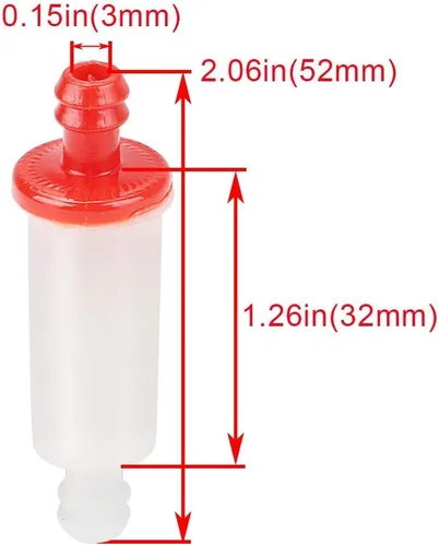 Miniatura 2 de Tvent 2530009 - Filtro de combustible de repuesto para Polaris Trail Boss 250 325 330 Polaris Sportsman 400 500 550 (paquete de 2)