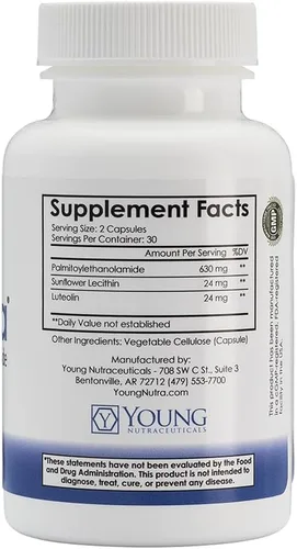 Miniatura 3 de Mirica® - Guisante (Palmitoiletanolamida) y luteolina - Suplemento de apoyo al sistema inmunológico y nervioso - 60