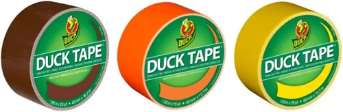 Miniatura 11 de Duck Paquete de 6 cintas adhesivas de color arcoíris brillante, rosa neón, naranja neón, amarillo, verde neón, azul y morado, 105 yardas en total