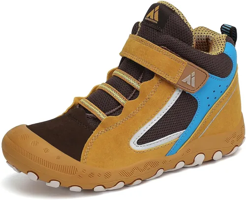 Miniatura 36 de Mishansha Botas de Senderismo para Niños Pequeños Niñas Niños Zapatos de Senderismo Resistentes al Agua Anti-Colisión Antideslizantes Atléticas