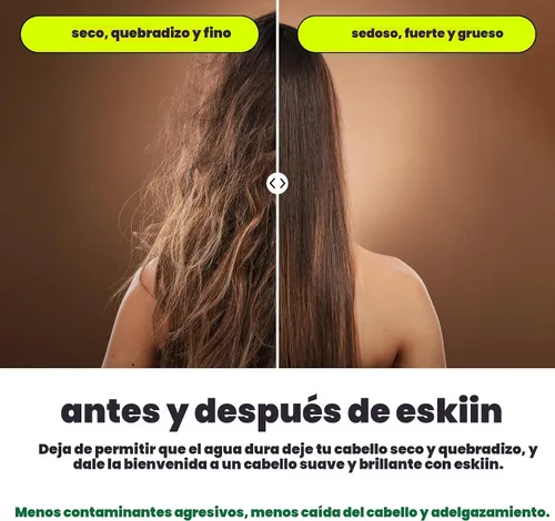 Miniatura 3 de Eskiin – Cabezal de ducha con filtro: el mejor cabezal de ducha con filtros para cabello y piel saludables – Suavizador de agua de alta presión